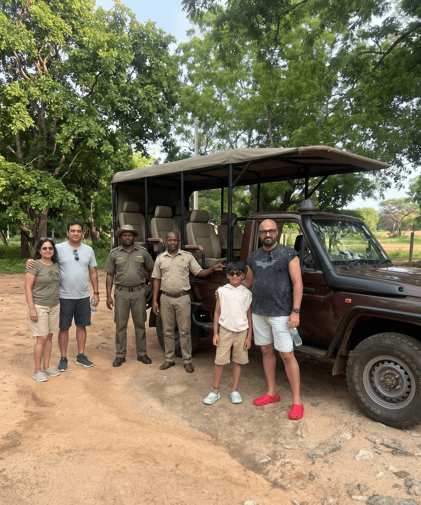 Safari group photo