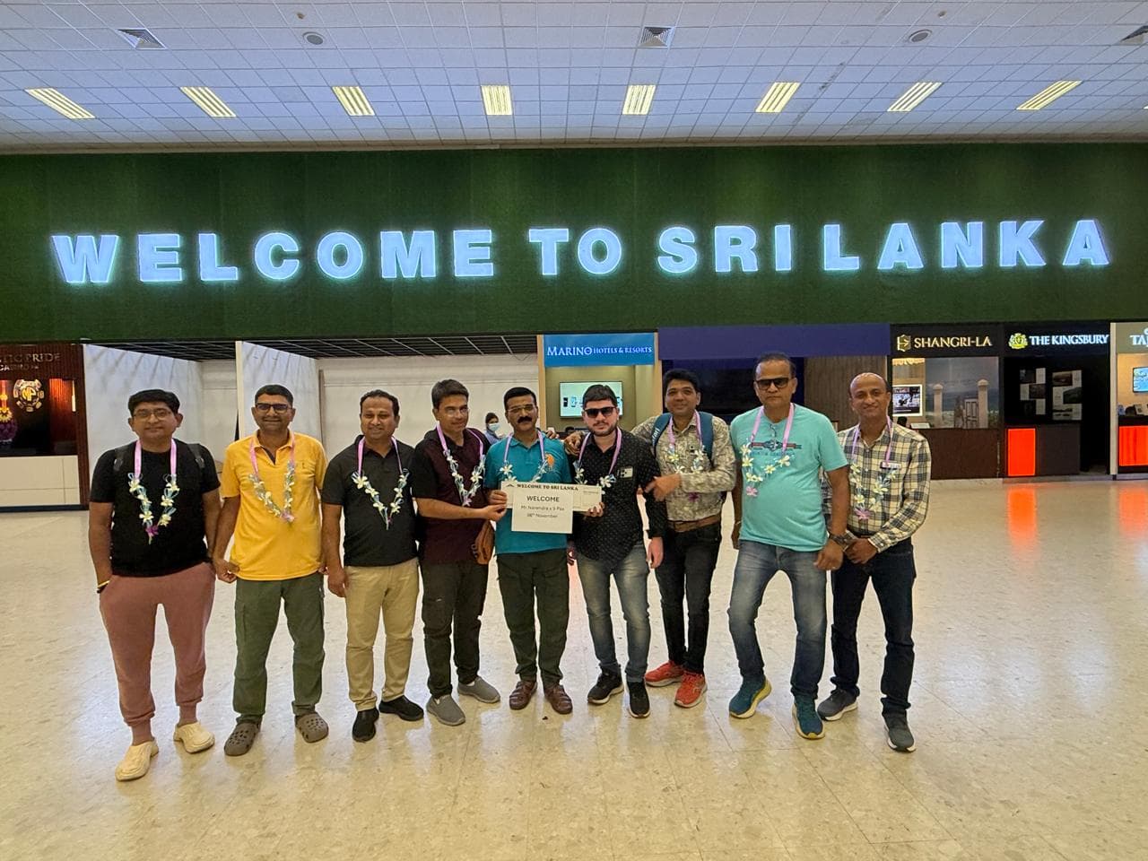 Sri Lanka arrival group